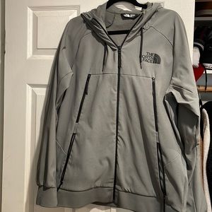 Used Grey Northface Mens lightweight jacket